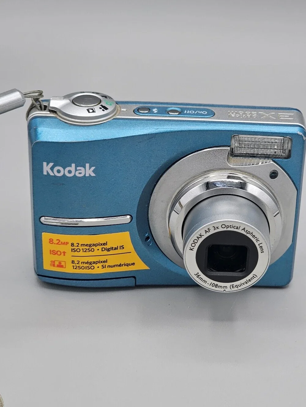 Kodak EasyShare C813 Digital Camera Blue 8.2MP 3x Optical Zoom Y2K Working w SD